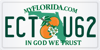 FL license plate ECTU62