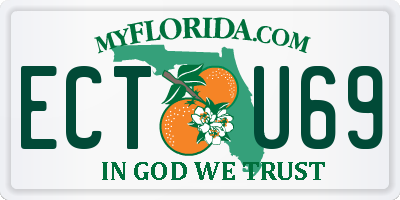 FL license plate ECTU69