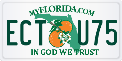 FL license plate ECTU75