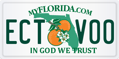 FL license plate ECTV00