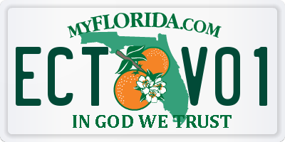 FL license plate ECTV01