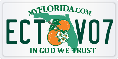 FL license plate ECTV07