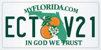FL license plate ECTV21
