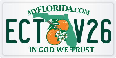 FL license plate ECTV26