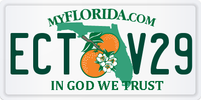 FL license plate ECTV29