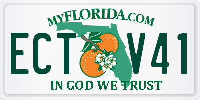 FL license plate ECTV41