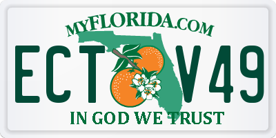 FL license plate ECTV49
