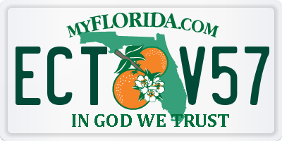 FL license plate ECTV57