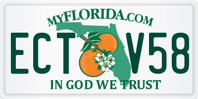FL license plate ECTV58