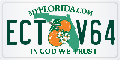 FL license plate ECTV64
