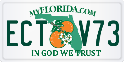 FL license plate ECTV73