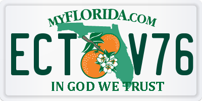 FL license plate ECTV76