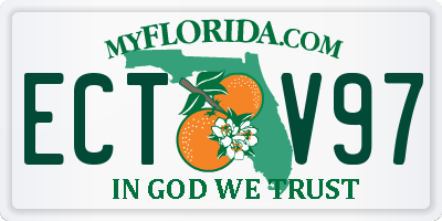FL license plate ECTV97