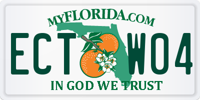 FL license plate ECTW04