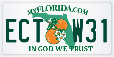 FL license plate ECTW31