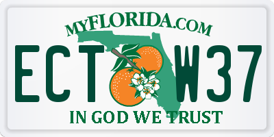 FL license plate ECTW37
