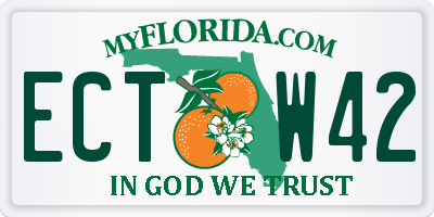FL license plate ECTW42