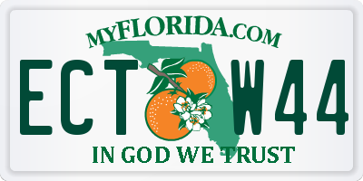 FL license plate ECTW44