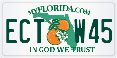 FL license plate ECTW45