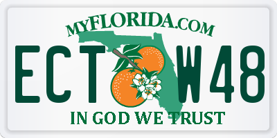 FL license plate ECTW48