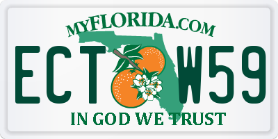 FL license plate ECTW59