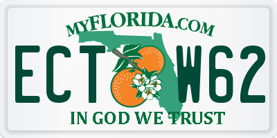 FL license plate ECTW62