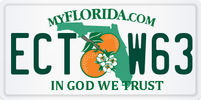 FL license plate ECTW63
