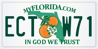 FL license plate ECTW71