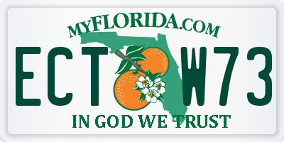 FL license plate ECTW73
