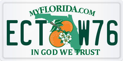 FL license plate ECTW76