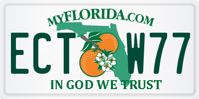FL license plate ECTW77