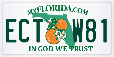 FL license plate ECTW81