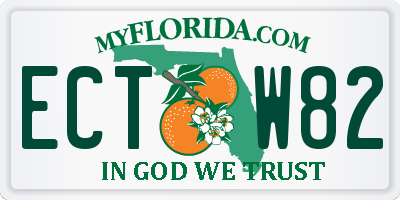 FL license plate ECTW82