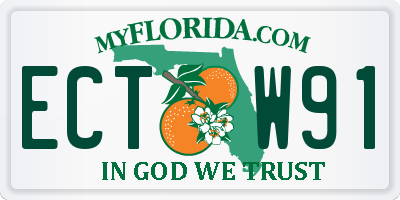 FL license plate ECTW91