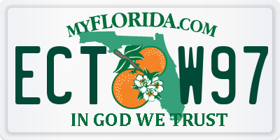 FL license plate ECTW97