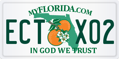 FL license plate ECTX02