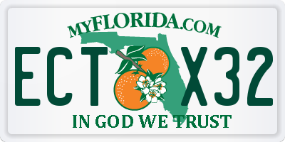 FL license plate ECTX32