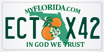 FL license plate ECTX42