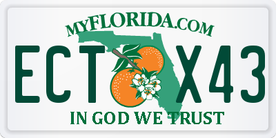 FL license plate ECTX43