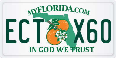 FL license plate ECTX60