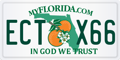 FL license plate ECTX66
