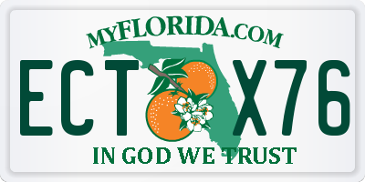 FL license plate ECTX76