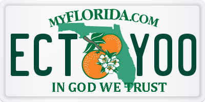 FL license plate ECTY00