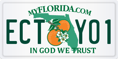 FL license plate ECTY01
