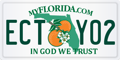 FL license plate ECTY02