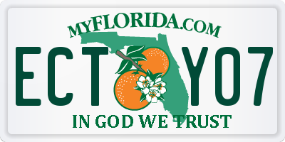 FL license plate ECTY07