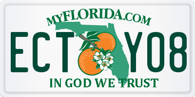 FL license plate ECTY08