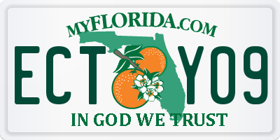FL license plate ECTY09