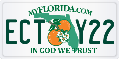 FL license plate ECTY22