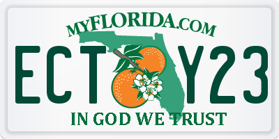 FL license plate ECTY23
